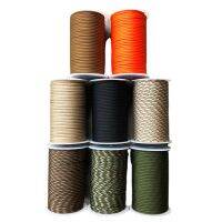 100m ทหาร Paracord 9 Strand 4mm Tactical Parachute Cord Camping อุปกรณ์เสริม DIY เชือกทออุปกรณ์การอยู่รอดกลางแจ้ง-ZOK STORE