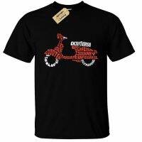 Enjoy The Ride Bike Scooter Moped Mod Retro Oversize Man Tee Shirt FatherS Day Gift