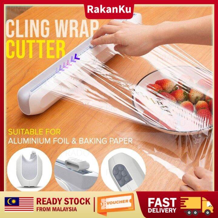 RakanKu Malaysia Dispenser Box with Sliding Cutter for Food Wrap
