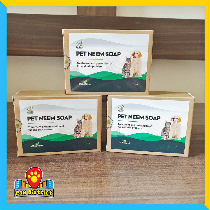 Dr. Fur Pet Neem Soap for Dogs and Cats 135g All Natural Lazada PH