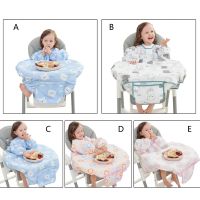 【CW】 Baby Sleeved Bib Toddler Dining Infant 6 36M Feeding Food Highchair Table Cover Machine Washable