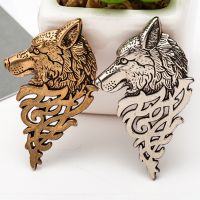 1 Pc Charming Vintage Men Punk Wolf Badge Brooch Lapel Pin Shirt Suit Collar Jewelry Gift