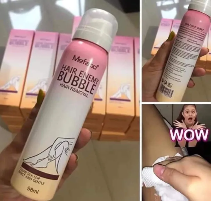 BUY1 GET 1 / Mefapo Spray Hair Enemy Bubble Hair Removal No Residue Hair Removal Cream 98ml x 1 BOTTLE | Lazada PH BUY1 GET 1 / Mefapo Spray Hair Enemy Bubble Hair Removal No Residue Hair Removal Cream 98ml x 1 BOTTLE | Lazada PH