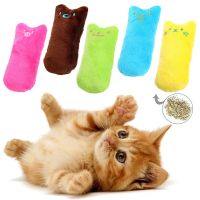 2022 Catnip Toys Funny Interactive Plush Teeth Grinding Cat Toy Kitten Chewing Toy Claws Thumb Bite Cat Mint Pets Accessories Toys