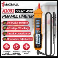 ?Quick Arrival?A3003 Digital Multimeter Pen Type Meter 4000 Counts Voltage Tester (Yellow)?Arrive 1-3 Days?