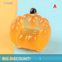 ?【Lowest price】TANG เครื่องประดับโซฟาผลไม้เรืองแสงน่ารัก2ชิ้นของตกแต่งรถยนต์รูปการ์ตูนผลไม้3D มินิอุปกรณ์ตกแต่งงานประดิษฐ์ทำด้วยตัวเอง