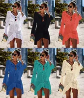 --D0512 Hot style knitting embroidery sexy hollow out beach bikini smock smock loose vacation is prevented bask in unlined upper garment