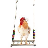 [COD] Medium and large parrot swing suspension bridge ladder chicken biting bird toy toy