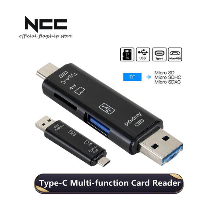 All In 1 Type C Card Reader Micro USB Card Reader TF Micro Card Reader