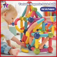 ❁64Pcs Children Magnetic Stick Balls 3D Geometric Sensory Assembly Toy  kids Building Blocks Toy⊿