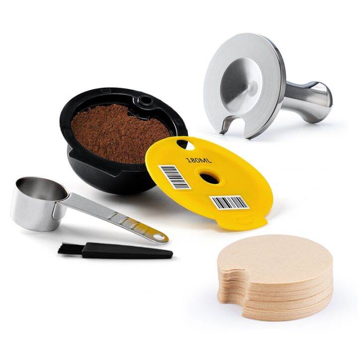 Reusable Coffee Capsule Pods For Bosch Tassimo Happy Suny Vivy Espresso