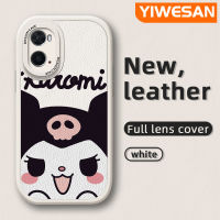 YIWESAN เคส A36 A96 OPPO A76ลายการ์ตูนน่ารักคุโรมิเคสโทรศัพท์หนังกันกระแทกเคสแฟชั่นเคสลายซิลิโคนนิ่มดีไซน์ใหม่เลนส์แบบเต็มรูปแบบเคสป้องกันกล้อง