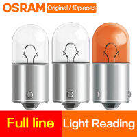 รถสัญญาณโคมไฟ OSRAM 12โวลต์ R5W 500712821 R10W 500812814 RY10W 500912093มหาดไทยแสงอ่านป้ายทะเบียนหลอดฮาโลเจน