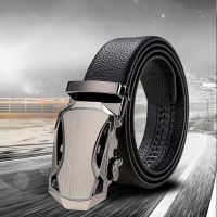 1pcs Business Belt Sports Car Style High Quality Faux Leather With Lychee Pattern Trouser Belt Belts