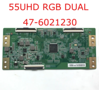 บอร์ดลอจิกทีวีแบบคู่47-6021230 55UHD HV550QUBF12แบบ RGB ของแท้สำหรับทีวี55J9000 55G60 55Q30จัดส่งฟรี100% ทำงาน