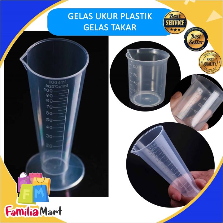 Gelas Ukur Plastik 100ml Gelas Takar Lazada Indonesia 8402