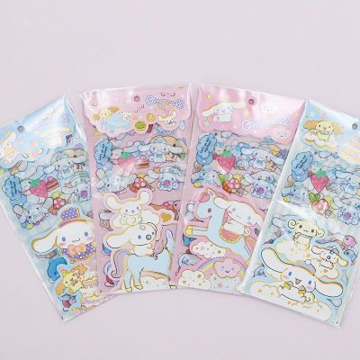 สติกเกอร์เด็กผู้หญิงน่ารักเมโลดี้50ชิ้นจาก Sanrio สติ๊กเกอร์การ์ตูนน่ารักทำนอง Cinnamoroll Kuromi จำนวน20ชิ้นขายส่ง