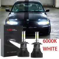 ชุดหลอดไฟหน้าฮาโลเจน LED 6000K 2000 2001 แบบเปลี่ยน สําหรับ BMW E46 1998-2005 เสียบและเล่น