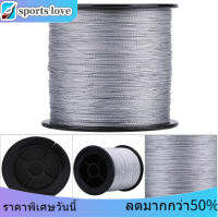 【รอกตกปลา】300M Braided 4 Strands ตกปลาแข็งแรงมากหลายเส้นเชือกสาย