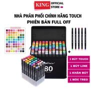 Bút màu Marker Touch Cool chuyên nghiệp họa cụ tô màu dạ vẽ tranh anime Bộ