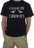 2019 Kaos Oblong Pria Leher Kru Permainan Lengan Pendek Drone-Kaus Oblong Terinspirasi Parodi Kaus Lucu S-4XL-5XL-6XL