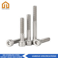 พร้อมสต็อก M4 M5 M6 M8 M10ความยาว30มม.-100มม.สแตนเลสสตีล304 Hex Hexagon Socket Head Bolt ครึ่งสกรูเกลียวสลักเกลียว Solid รัด DIY