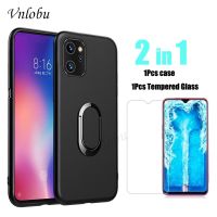 For umidigi A13 Pro 5G Phone Case 2 in 1 Soft TPU Magnetic stand holder Tempered Glass Protect Flim Back Cover For umidigi A13S