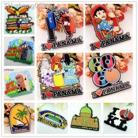 Dominican Argentina Panama Chile Etc. Rubber Fridge Magnet Tourist Souvenirs Refrigerator Magnetic Stickers Travel Gift