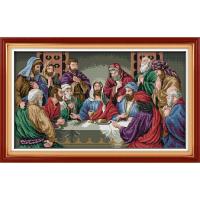 Jesus Christs Last Supper Picture Printed Cross Stitch Kit 14CT 11CT Embroidery Kit DIY Hand Sewn Cross Stitch Home Decoration