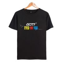 มีสินค้า เสื้อเด็กหญิง Alimoo GOT7 EYES ON YOU Men &amp; Women Cotton T-shirt Short Sleeve Big Size XXS 4XLเสื้อยืด