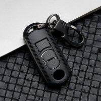 2 3 Buttons Carbon Fiber Car Key Case Cover For Mazda 2 3 6 Axela Atenza CX-5 CX5 CX-3 CX-7 CX8 CX-9 2016 2017 2018 Key Shells Key Chains