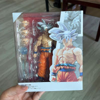 D Ragon B All Z ซูเปอร์รูปที่มีผมสีขาว Son Goku รูปการกระทำ D Ragonball Migatte ไม่มีคุ16เซนติเมตรของเล่นรุ่นร่วมที่สามารถเคลื่อนย้ายตุ๊กตาของเล่น