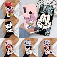 Coque For Huawei Y7 2019 Y7 Prime 2019 Phone Case Pink Mickey Mouse Minnie Cover Soft TPU Fundas For Huawei Y7 2019 Y7Prime Duck Phone Cases