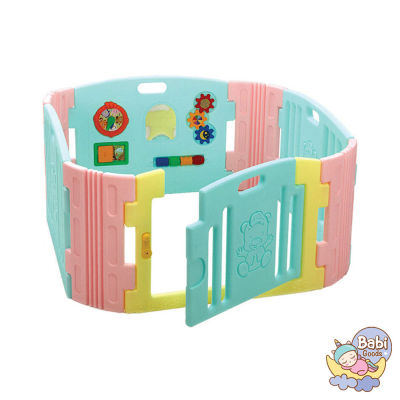 จัดส่งฟรี Eduplay คอกกั้นเด็กแฮปปี้ สีแคนดี้ รุ่น Happy Baby Room with Play Panel Candy ไซส์ S/M/L พร้อมจัดส่ง 2-3 วัน