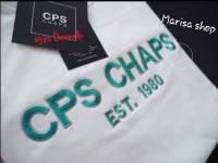 ? เสื้อยืดแขนสั้น CPS? งานปักงานป้าย cotton100%  ชาย/หญิง (S,M,,L,XL) No.57