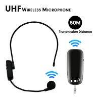 2 in 1 UHF Wireless Microphone Professional Head-Wear Mic Volume Amplifier Microphone Transmitter Receiver For Speech Teaching