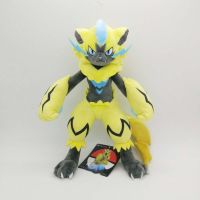 IJVBTV ของขวัญวันเกิดสำหรับเด็กของขวัญเด็กผ้าฝ้ายตกแต่งบ้าน Zeraora เกม Plushie ของเล่นตุ๊กตาของเล่นตุ๊กตา Plush Pokemon Plush Toy