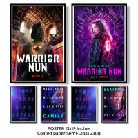 Warrior Nun Poster โปสเตอร์ วอร์ริเออร์ นัน นักรบแห่งศรัทธา ซีรีส์ที่สร้างมาจาก comics ภาพสวย ขนาด 33x48 cm