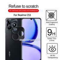 อุปกรณ์ป้องกันเลนส์กล้องถ่ายรูป3มิติสำหรับ Realme C53 C 53 C55 NFC C35 C30 C21Y C11 Realme 11Pro Realme 11 Pro + RealmeC53 RealmeNarzoN53 2023กระจกเทมเปอร์ฟิล์มปกป้องป้องกันเต็มพื้นที่เลนส์หลังโทรศัพท์มือถือเคสสำหรับ Realme Realme 10 10pro + 10T 5G