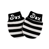 Custom Babys Name 100 Cotton Baby Anti Scratching Gloves Newborn Gloves Protection Face baby Mittens Glove Infant Accessories