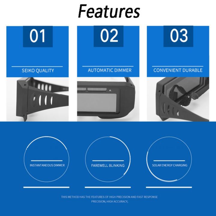 djrgs-พร้อมกล่องแว่นตาน้ำหนักเบาอัตโนมัติพิเศษลดแสงจ้าสำหรับช่างเชื่อมป้องกันรังสียูวีอุปกรณ์เสริมสำหรับงานเชื่อมพลังงานแสงอาทิตย์แว่นตาช่างเชื่อมแว่นตาป้องกันแสงสะท้อน