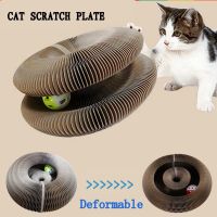 〖Love pets〗   Magic organ cat scratch board cat toy with bell cat claw grinding cat climbing frame cat scratch toy