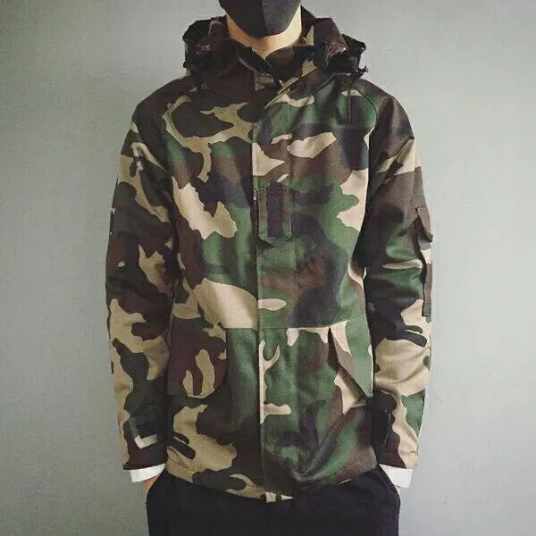 Men Military Camouflage Jacket Fashion Chaquet Safari Hoode Jacket  2023Korean Style Clothes 5XL | Lazada PH