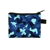 【CW】☂  New Childrens Wallet Camouflage Pattern Card Coin Storage To Customize Purse
