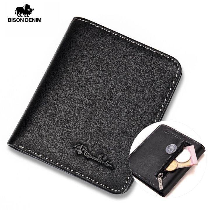 bison-denim-men-wallets-black-genuine-leather-purse-for-men-business-card-holder-mens-wallet-mini-n4429