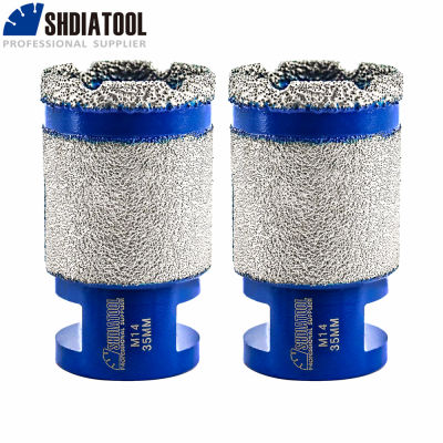 SHDIATOOL1pc Diamond Core Drill Bits Milling Finger Polish M14 Dia202535mm Tile Marble Granite Ceramic Hole Saw Drilling Crown