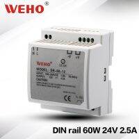 สวิตช์วงจรไฟฟ้าและชิ้นส่วนเสียงรบกวน24V 60W (DR-60-24) แหล่งจ่ายไฟพลังงาน Din ต่ำ