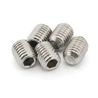 2-56 4-40 6-32 5-40 8-32 10-24 10-32 allen set screw full thread UNCUNF hexagon head male bolts concave end 18" - 1" long