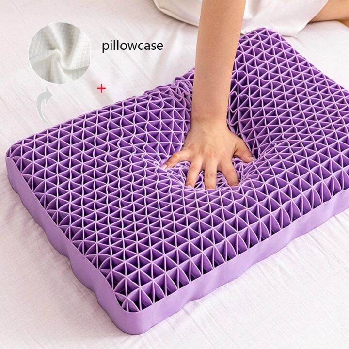52X35cm TPE Pectin Pillow Memory Pillow Neck Message Pillows High