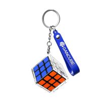 ✜☾ tqw198 GAN328 Keychain 3x3 Cube Puzzle Magic Cube GAN 328 Mini Cube